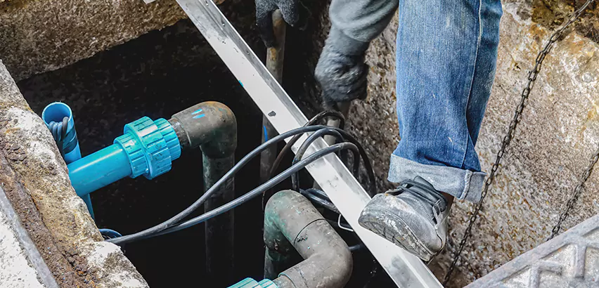 Zoeller Sewage Ejector Pump System in Garland